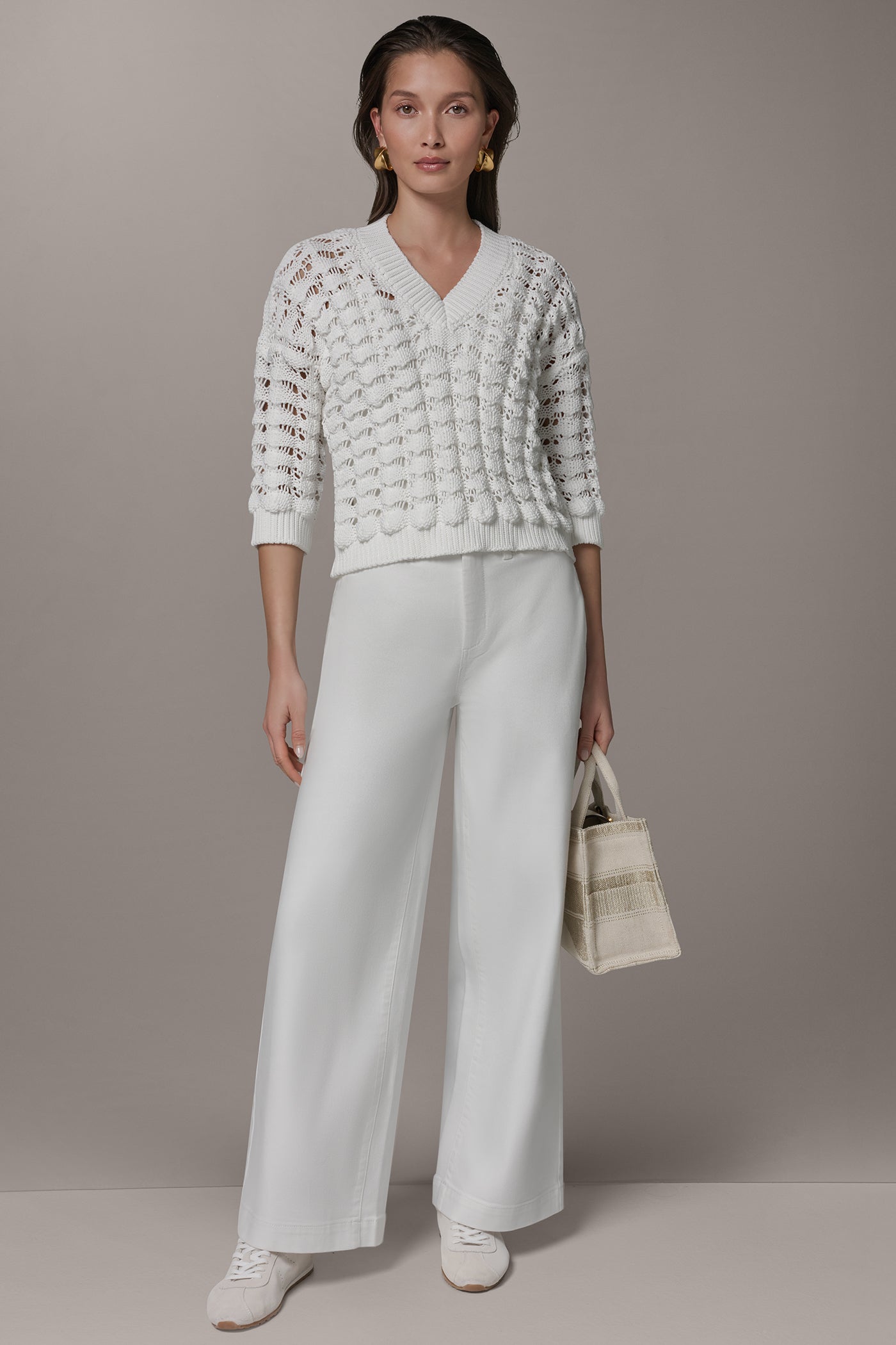 Donna Karan | 3/4 SLEEVE SWEATER