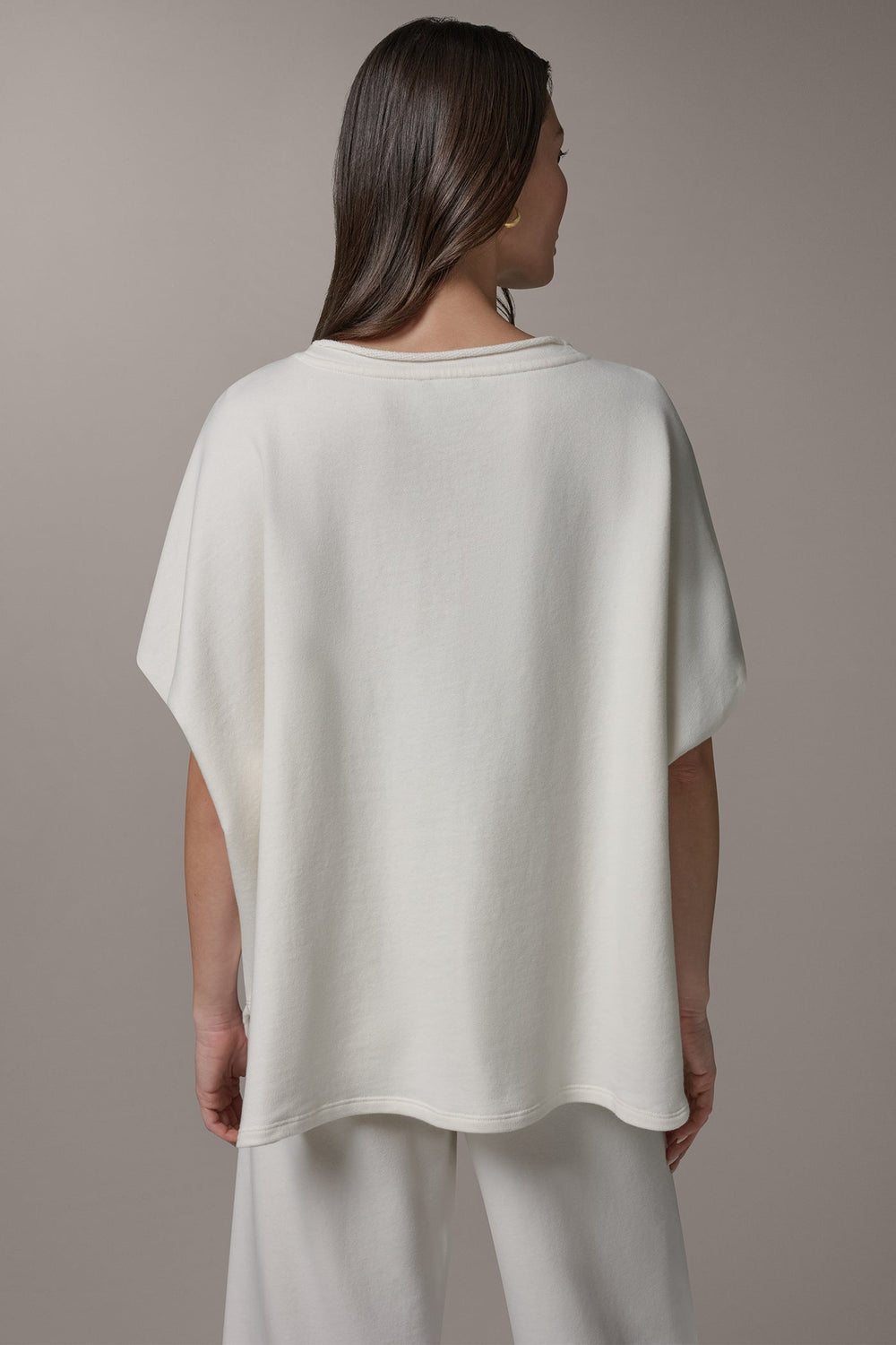 Donna Karan | SHORT SLEEVE BOATNECK PULLOVER