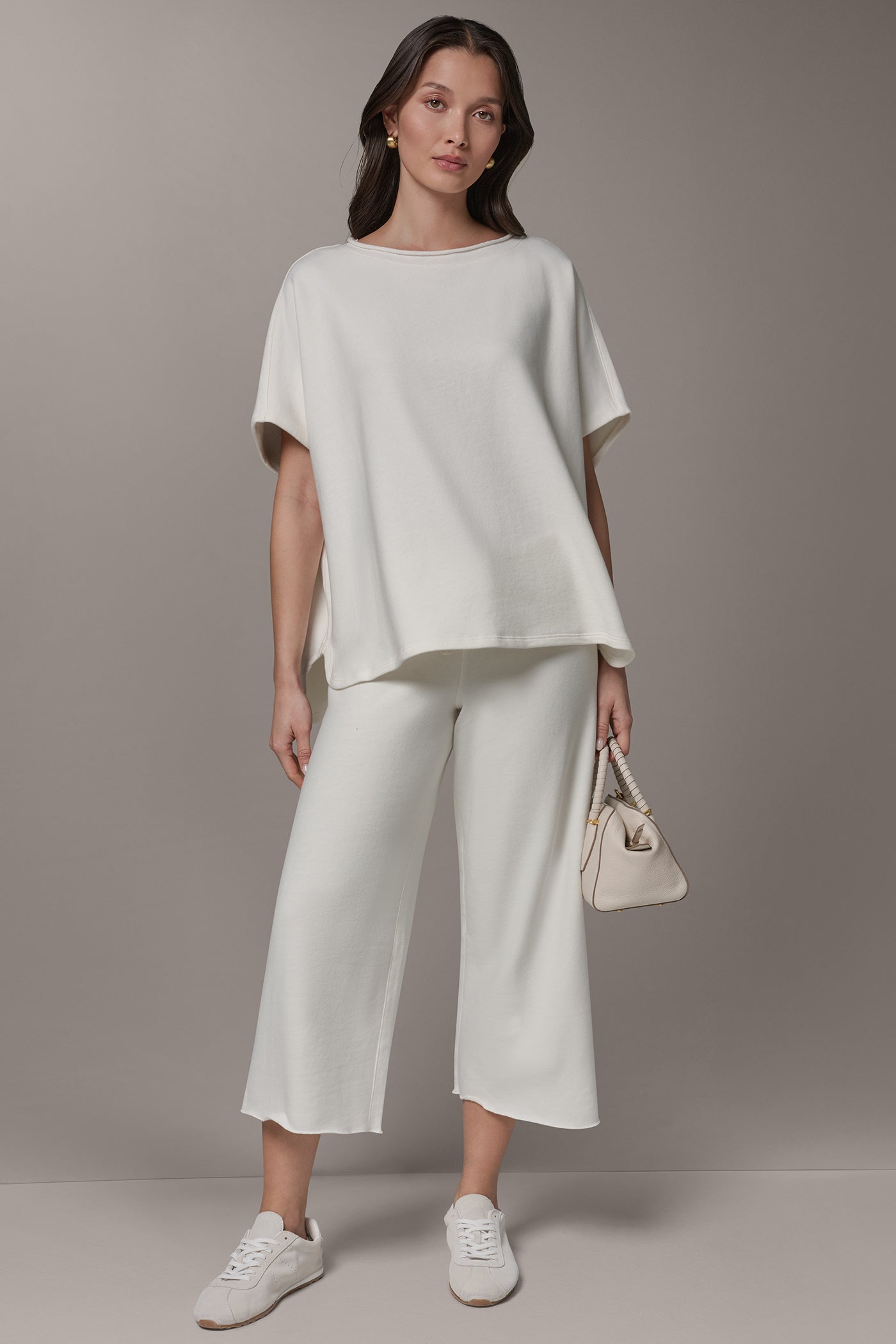 Donna Karan | SHORT SLEEVE BOATNECK PULLOVER