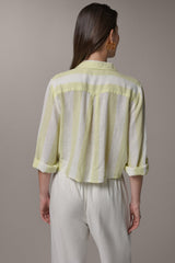 Donna Karan | LONG SLEEVE TIE-FRONT BLOUSE
