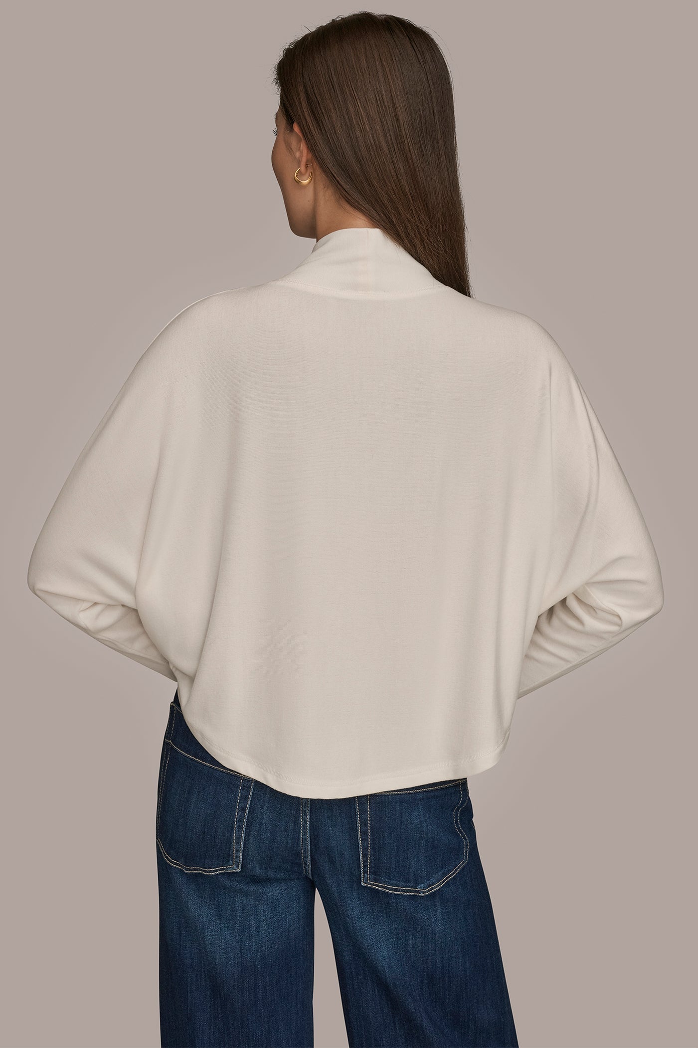 Donna Karan | MOCK-NECK TOP