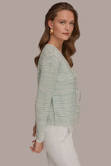 Donna Karan | TIE-FRONT CARDIGAN
