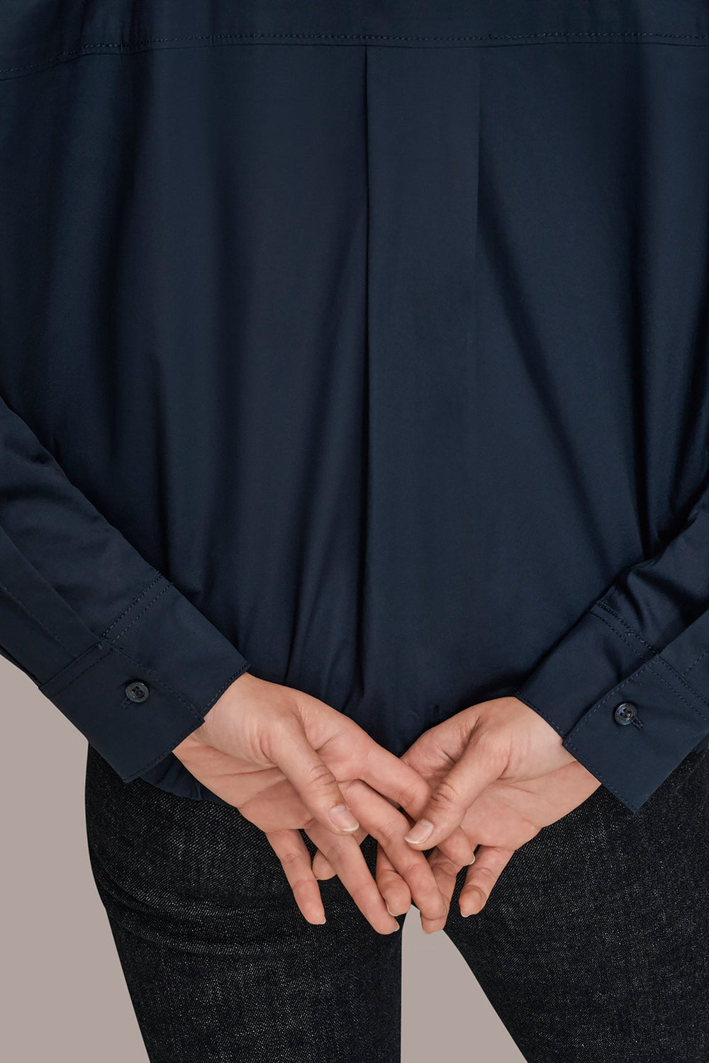 Donna Karan | HOODED BUTTON-DOWN SHIRT