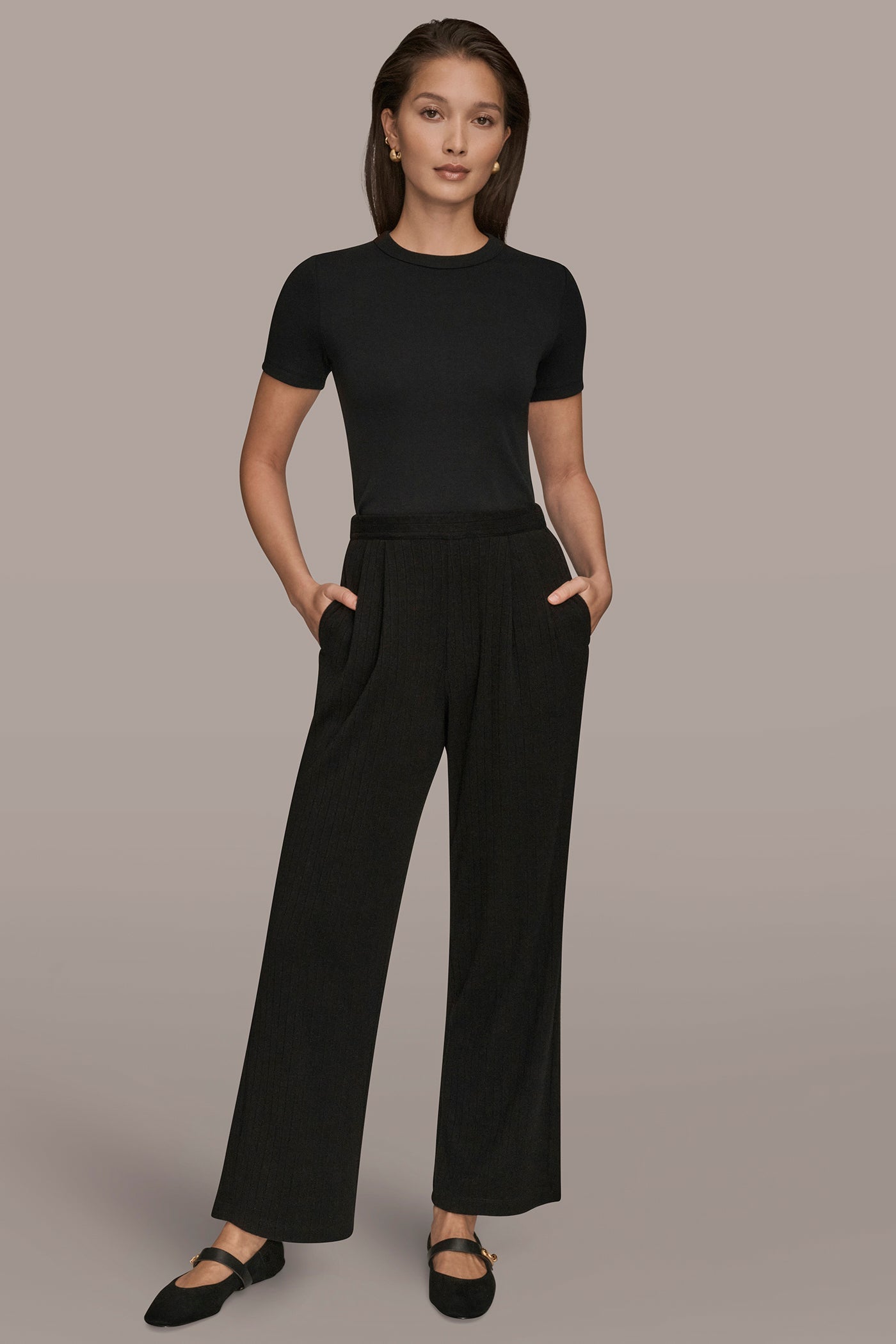 Donna Karan | HIGH-RISE PLEATED PANT