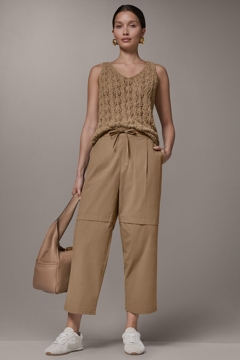 Donna Karan | PAPER POPLIN PANT