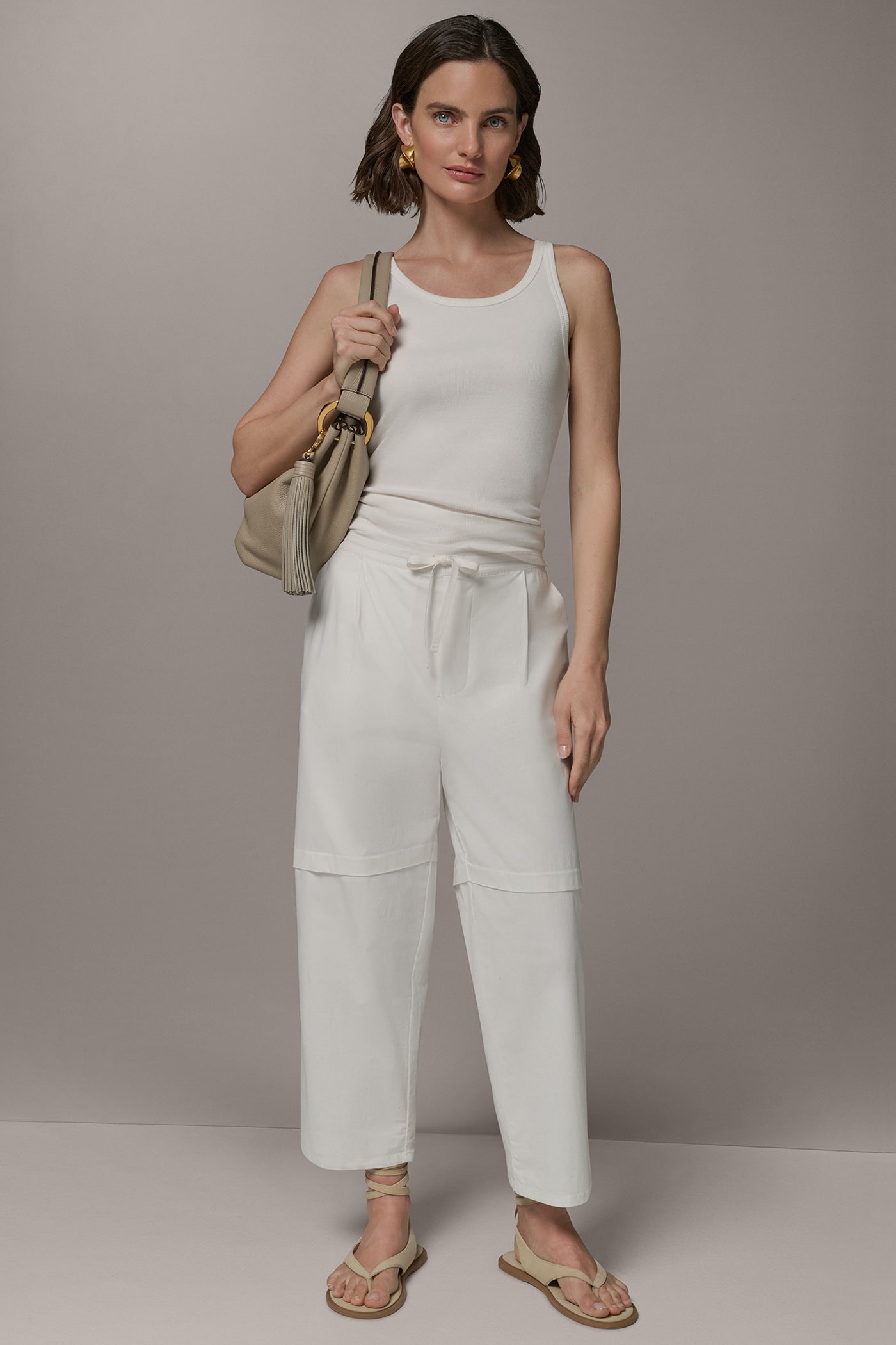 Donna Karan | PAPER POPLIN PANT