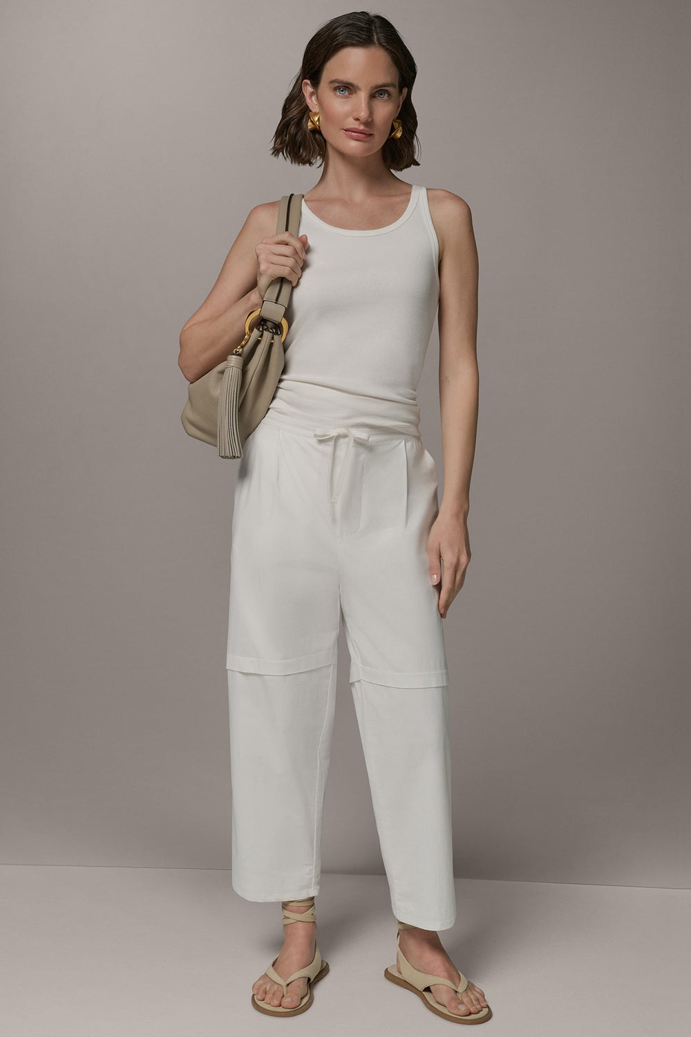 Donna Karan | PAPER POPLIN PANT