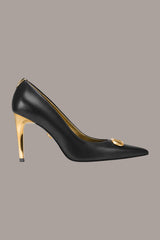 Donna Karan | PANTHIA LOGO-EMBELLISHED HIGH PUMP