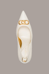 Donna Karan | PANTHIA LOGO-EMBELLISHED HIGH PUMP