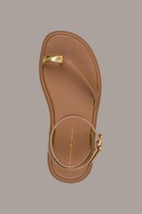 Donna Karan | TABITHA ANKLE STRAP FLAT SANDAL