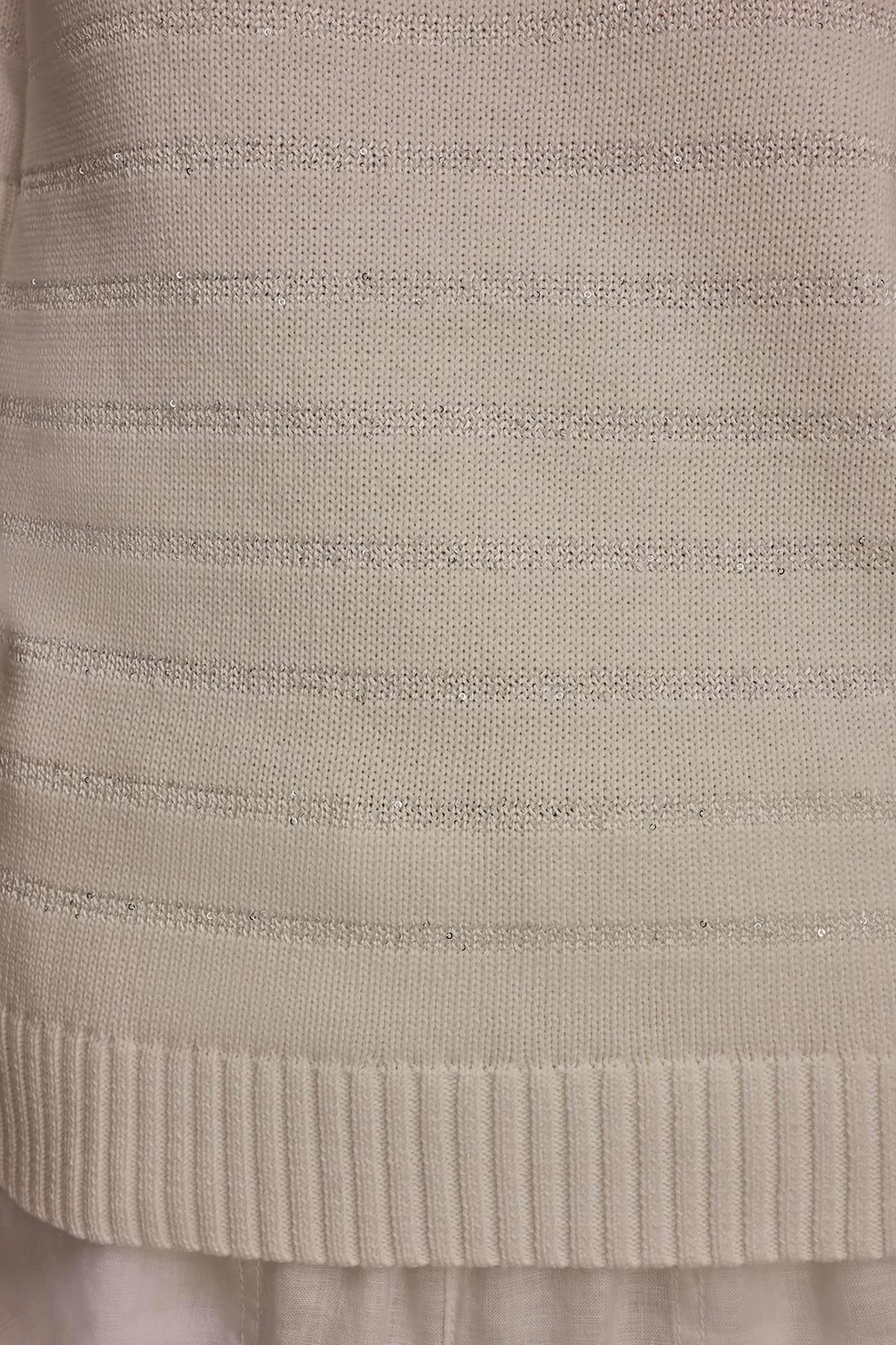 Donna Karan | SEQUIN STRIPE SWEATER