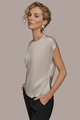 Donna Karan | CAP SLEEVE BLOUSE