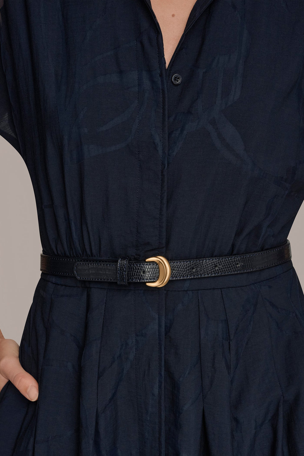 Donna Karan | SHORT-SLEEVE SHIRT DRESS