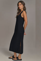 Donna Karan | CASHMERE SLEEVELESS MIDI TANK DRESS