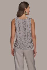 Donna Karan | SHELL WITH SEQUIN DETAIL