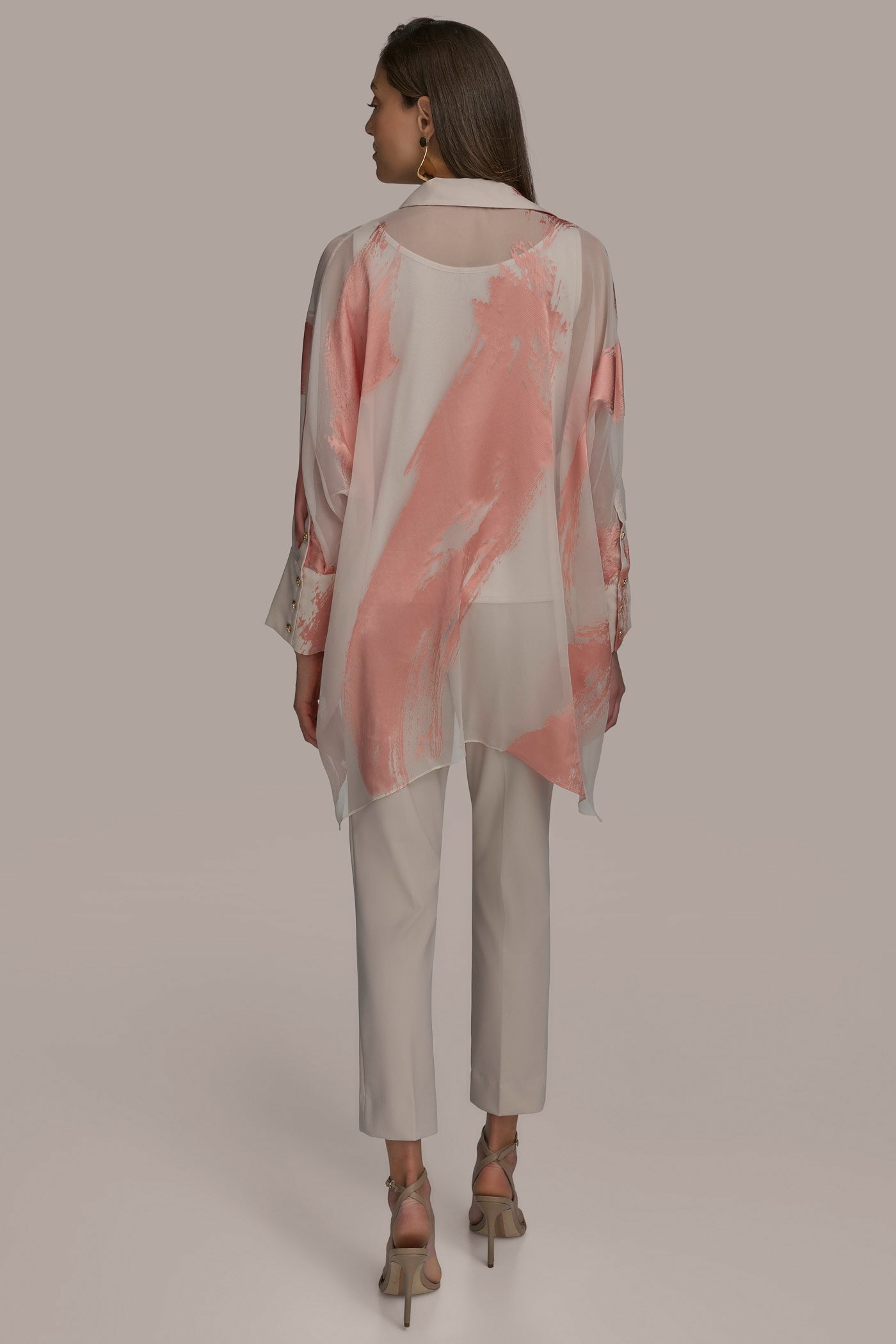 Donna Karan | BRUSHSTROKE BURNOUT TOP