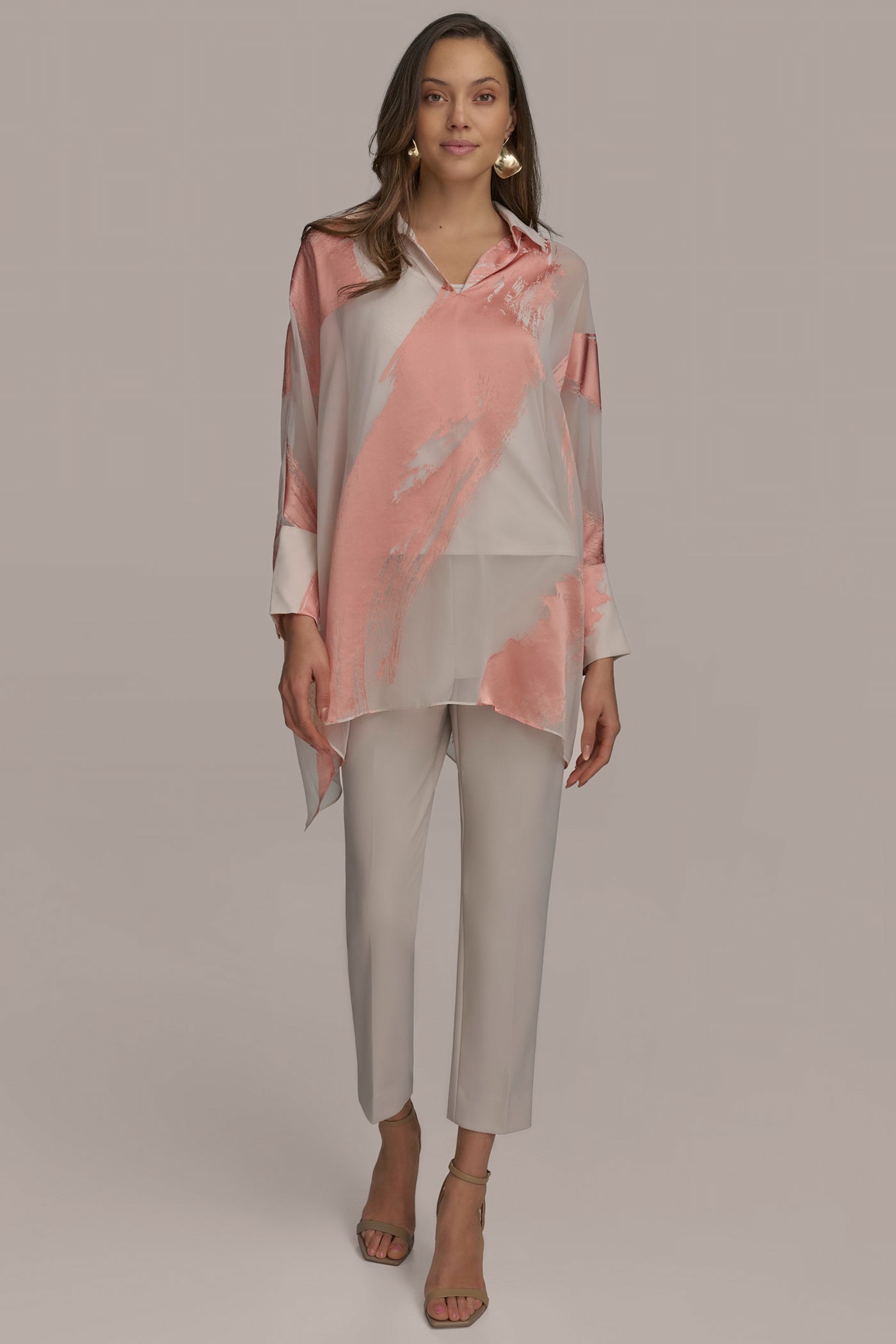 Donna Karan | BRUSHSTROKE BURNOUT TOP