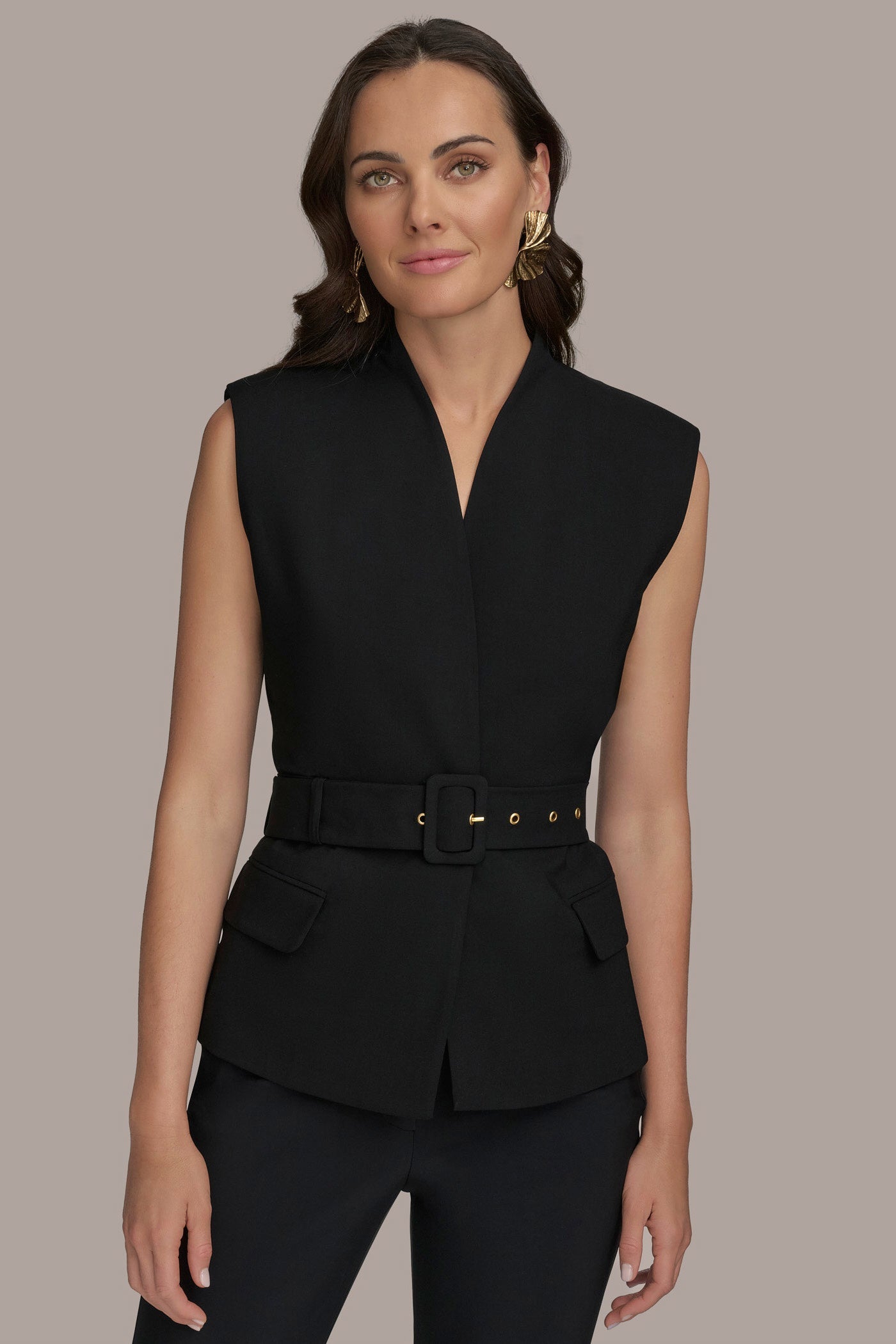 Donna Karan | EXTENDED SHOULDER VEST