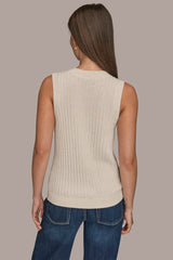 Donna Karan | LOOP STITCH SWEATER VEST