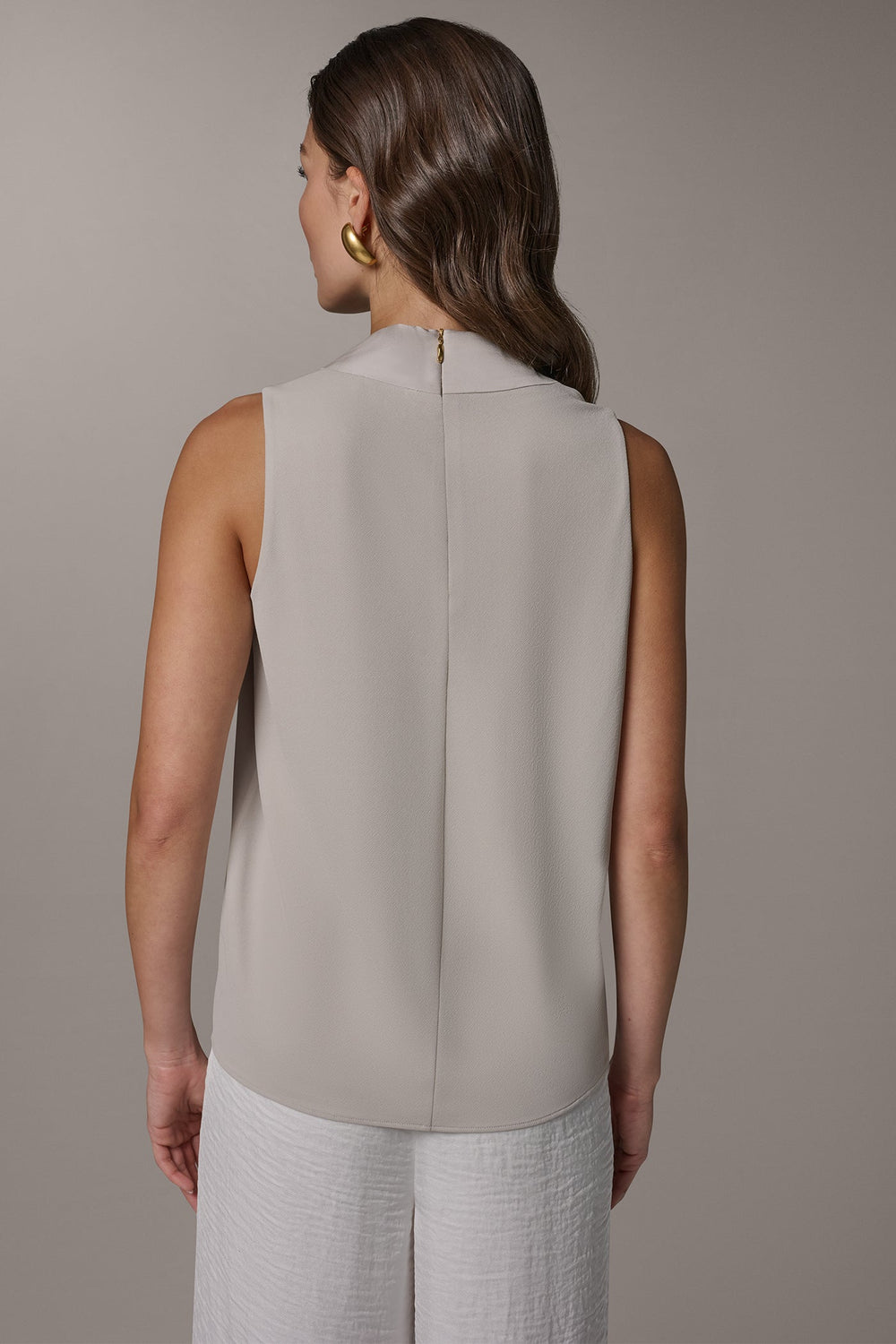 Donna Karan | TWIST DRAPE SHOULDER BLOUSE
