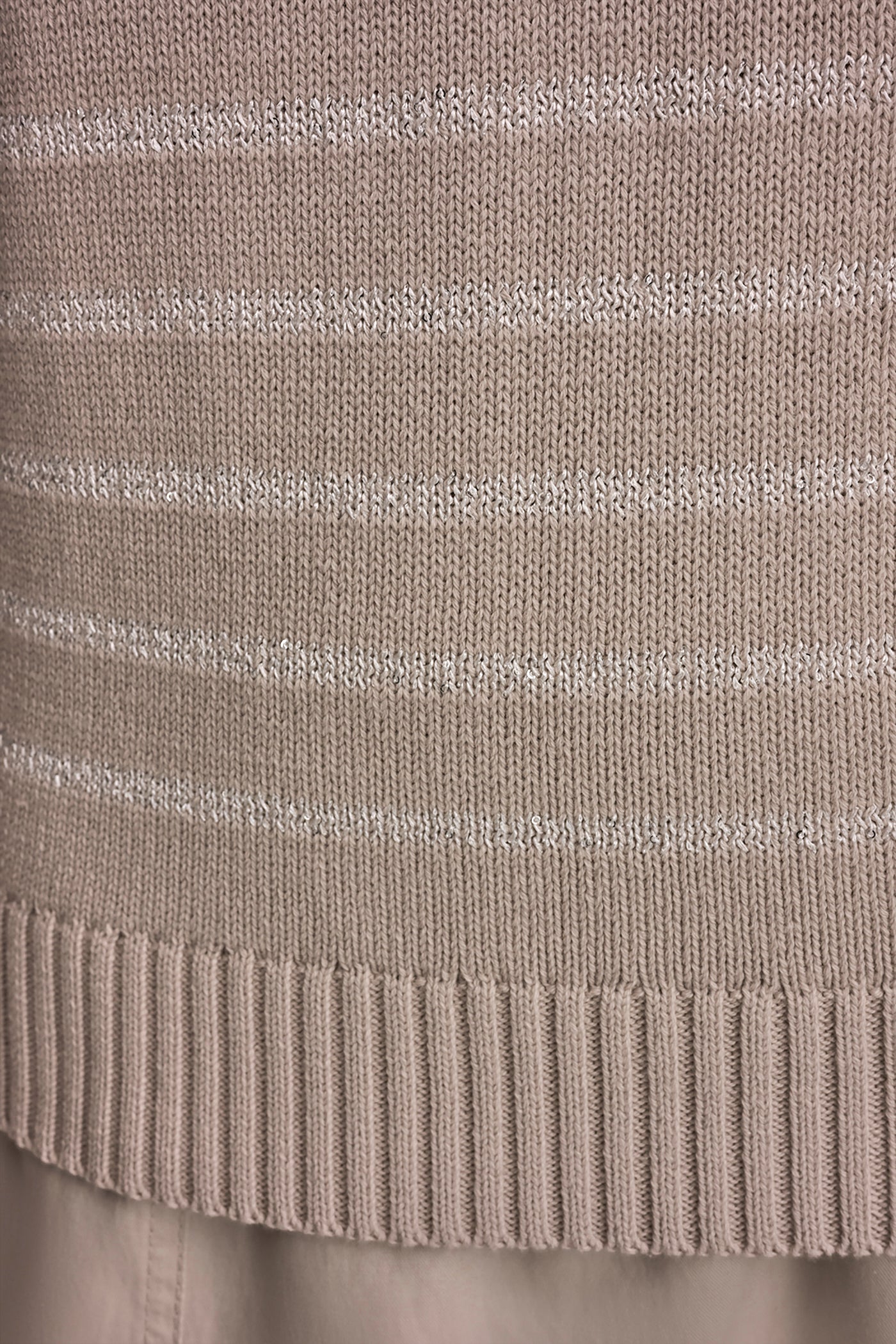 Donna Karan | SEQUIN STRIPE SWEATER