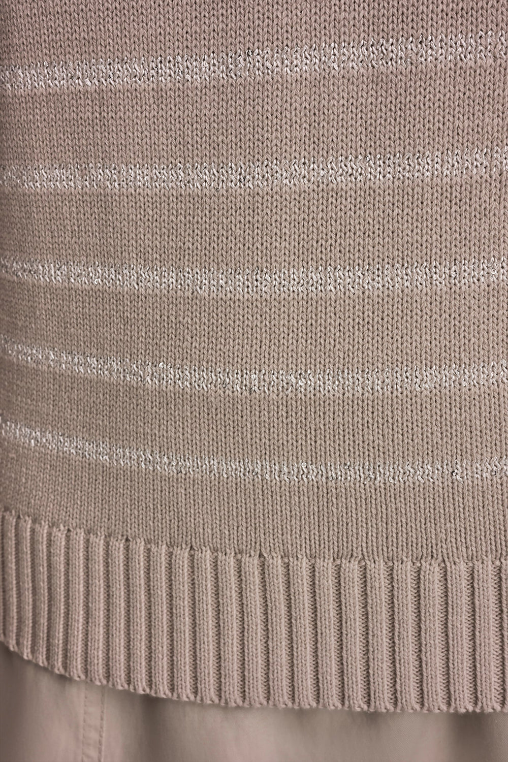 Donna Karan | SEQUIN STRIPE SWEATER