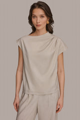 Donna Karan | ASYMMETRIC DRAPE BLOUSE