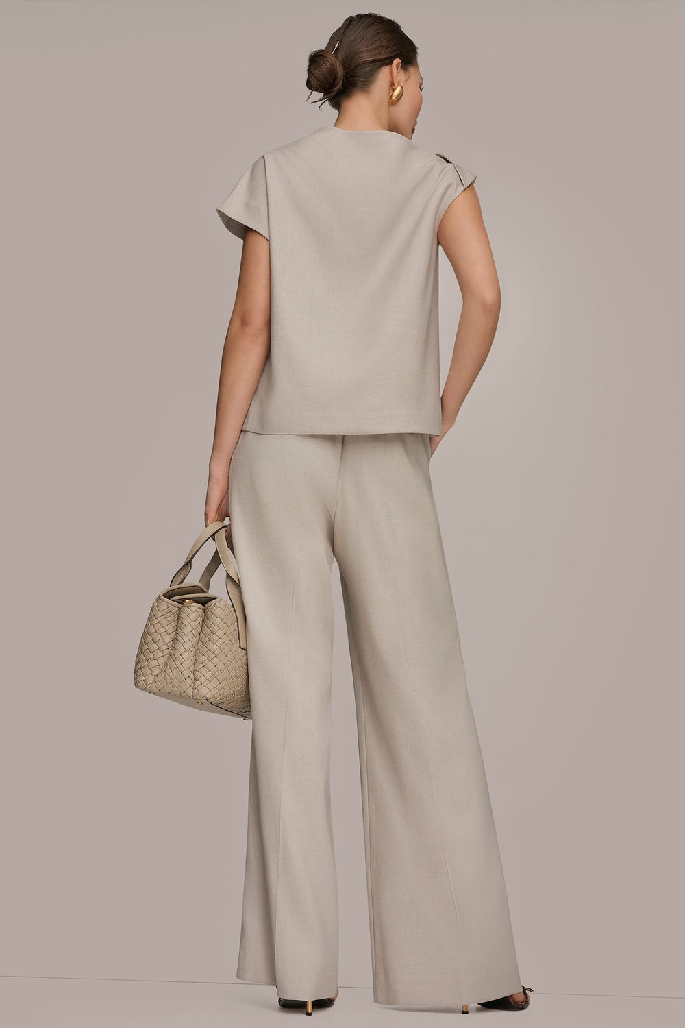 Donna Karan | ASYMMETRIC DRAPE BLOUSE