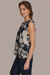 Donna Karan | ASYMMETRICAL SHOULDER BLOUSE