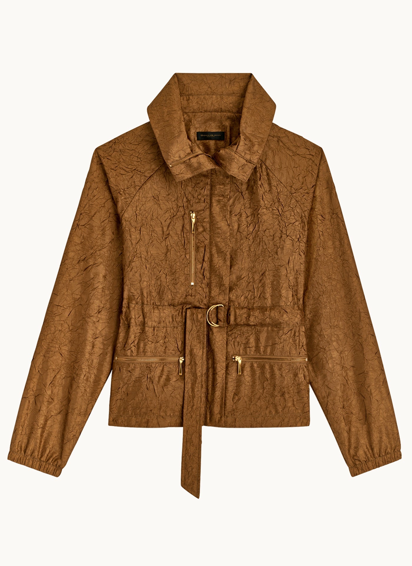 Donna Karan | TEXTURE BELTED WRAP JACKET