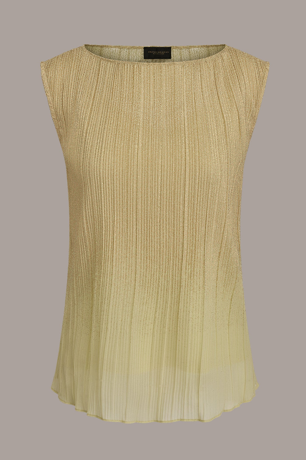 Donna Karan | SLEEVELESS METALLIC BLOUSE