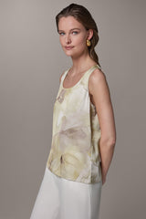 Donna Karan | SLEEVELESS FLORAL CAMI