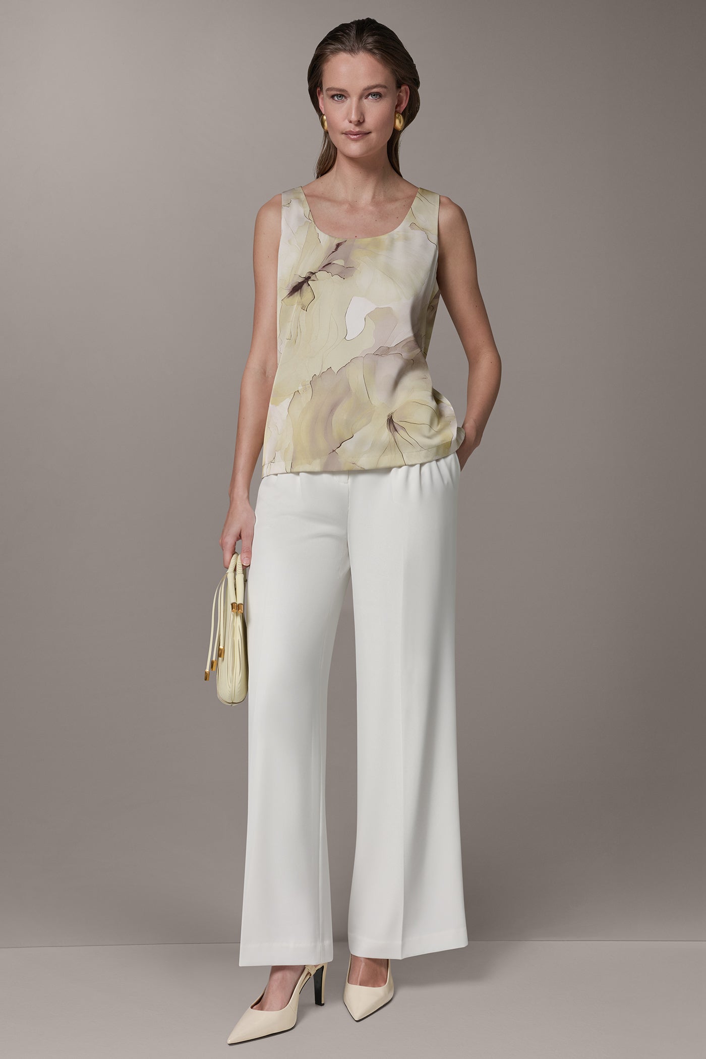 Donna Karan | SLEEVELESS FLORAL CAMI