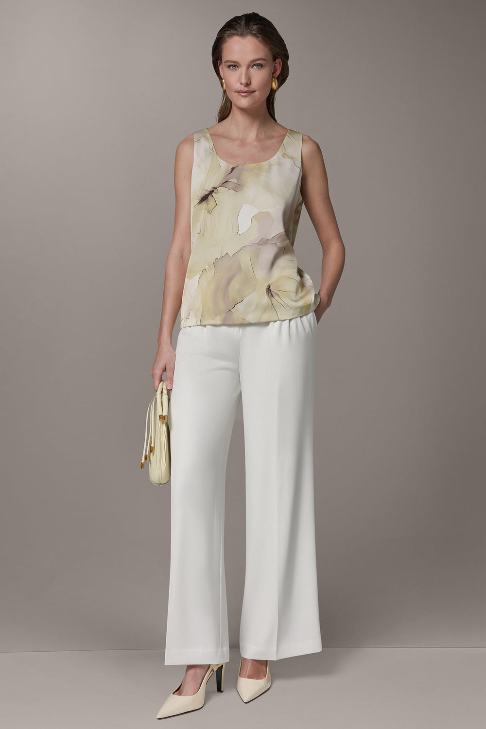 Donna Karan | SLEEVELESS FLORAL CAMI
