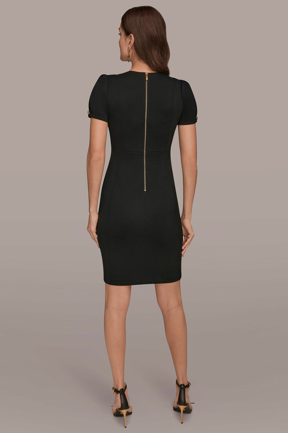 Donna Karan | PUFF SLEEVE SHEATH DRESS