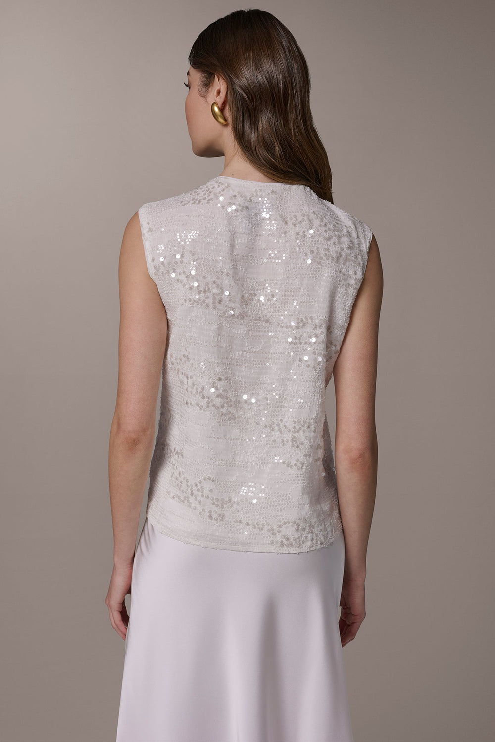 Donna Karan | SEQUIN BLOUSE