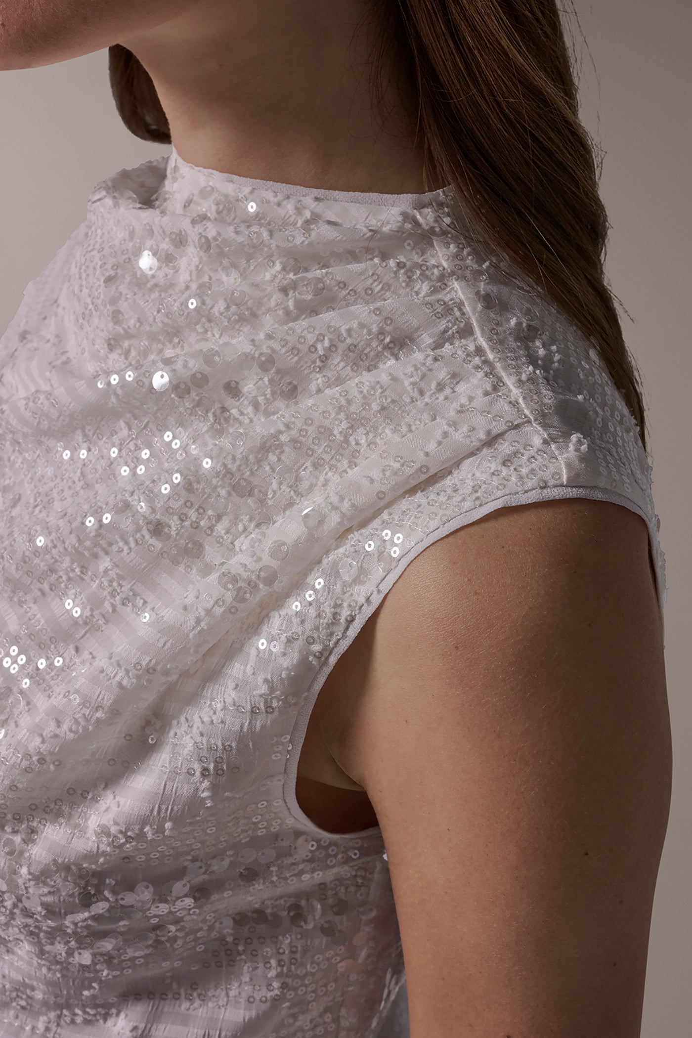 Donna Karan | SEQUIN BLOUSE