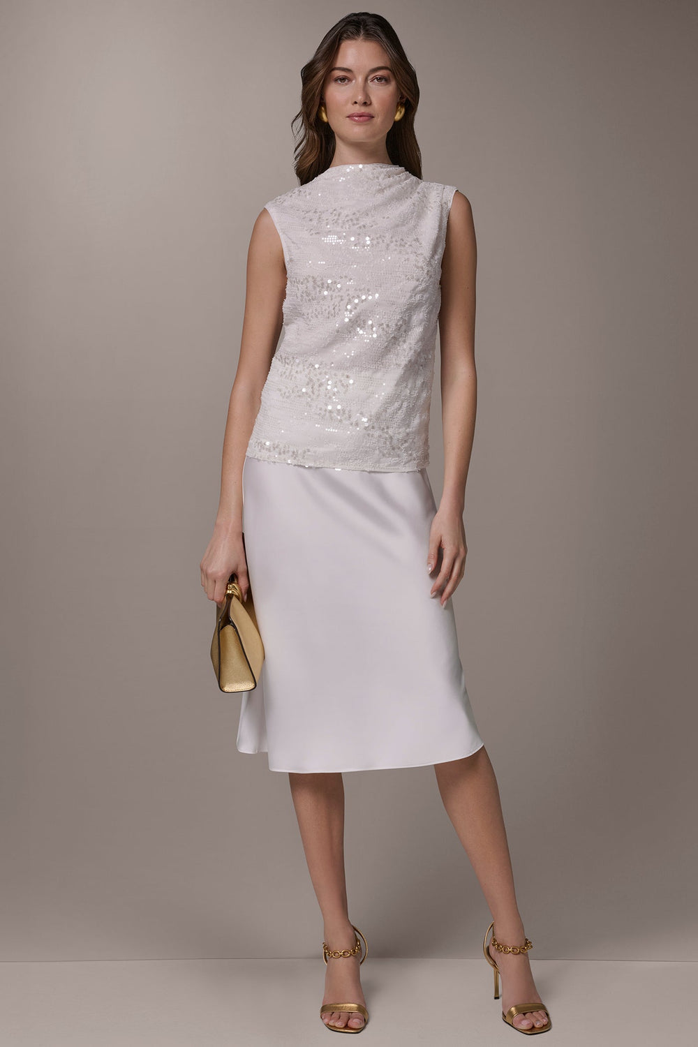 Donna Karan | SEQUIN BLOUSE
