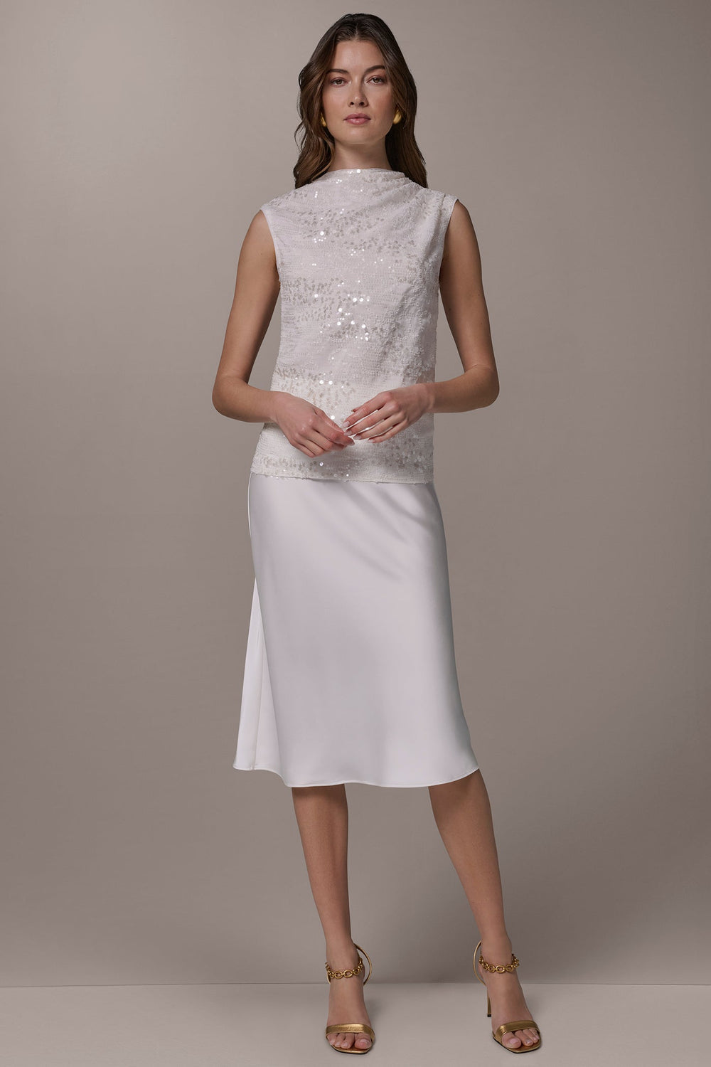 Donna Karan | SEQUIN BLOUSE