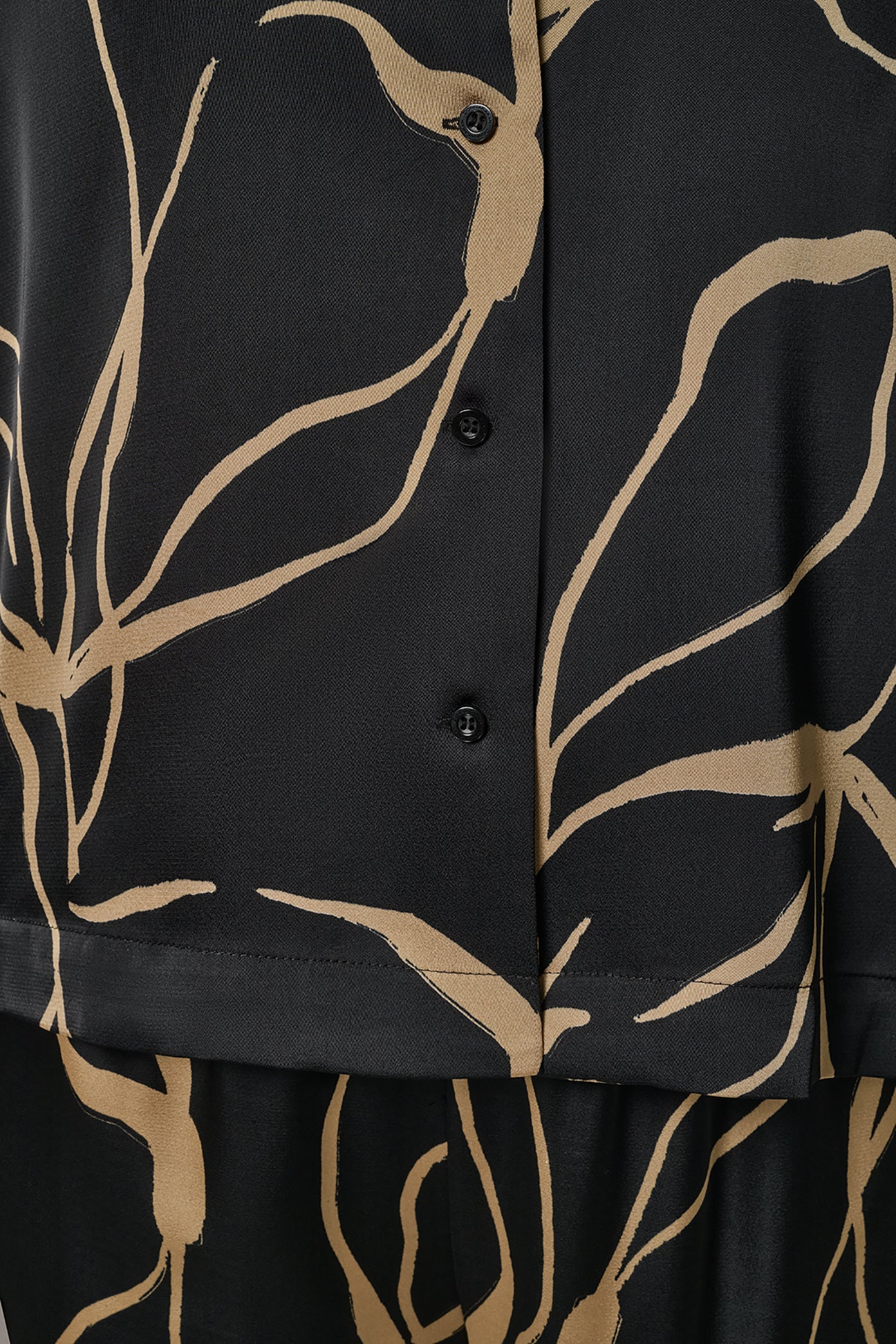 Donna Karan | LONG SLEEVE PRINT BLOUSE