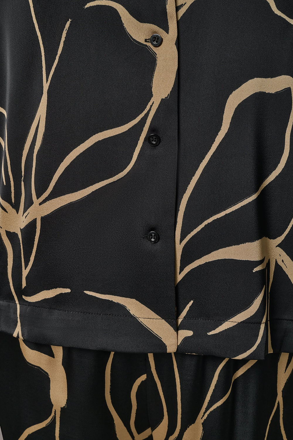 Donna Karan | LONG SLEEVE PRINT BLOUSE