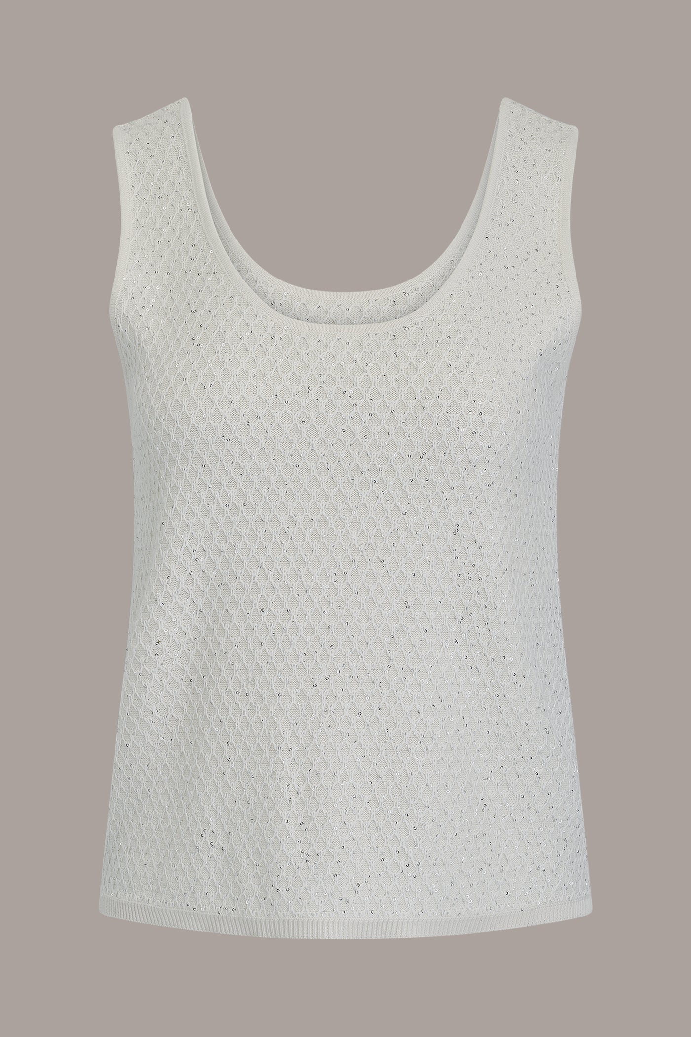 Donna Karan | SLEEVELESS SEQUIN SWEATER CAMI
