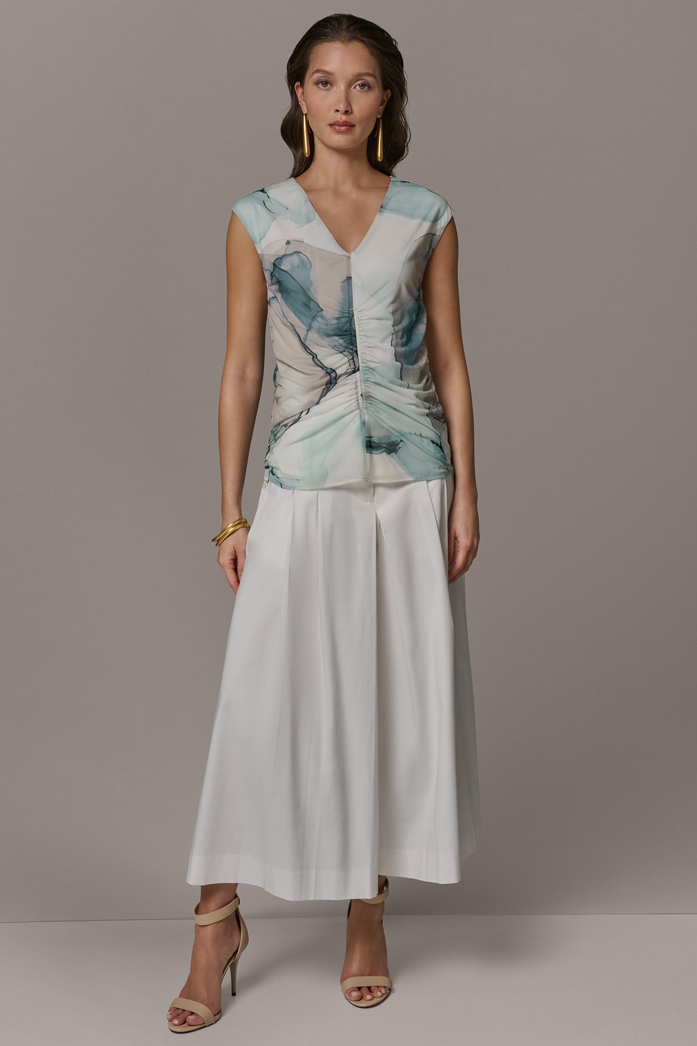 Donna Karan | RUCHED BLOUSE