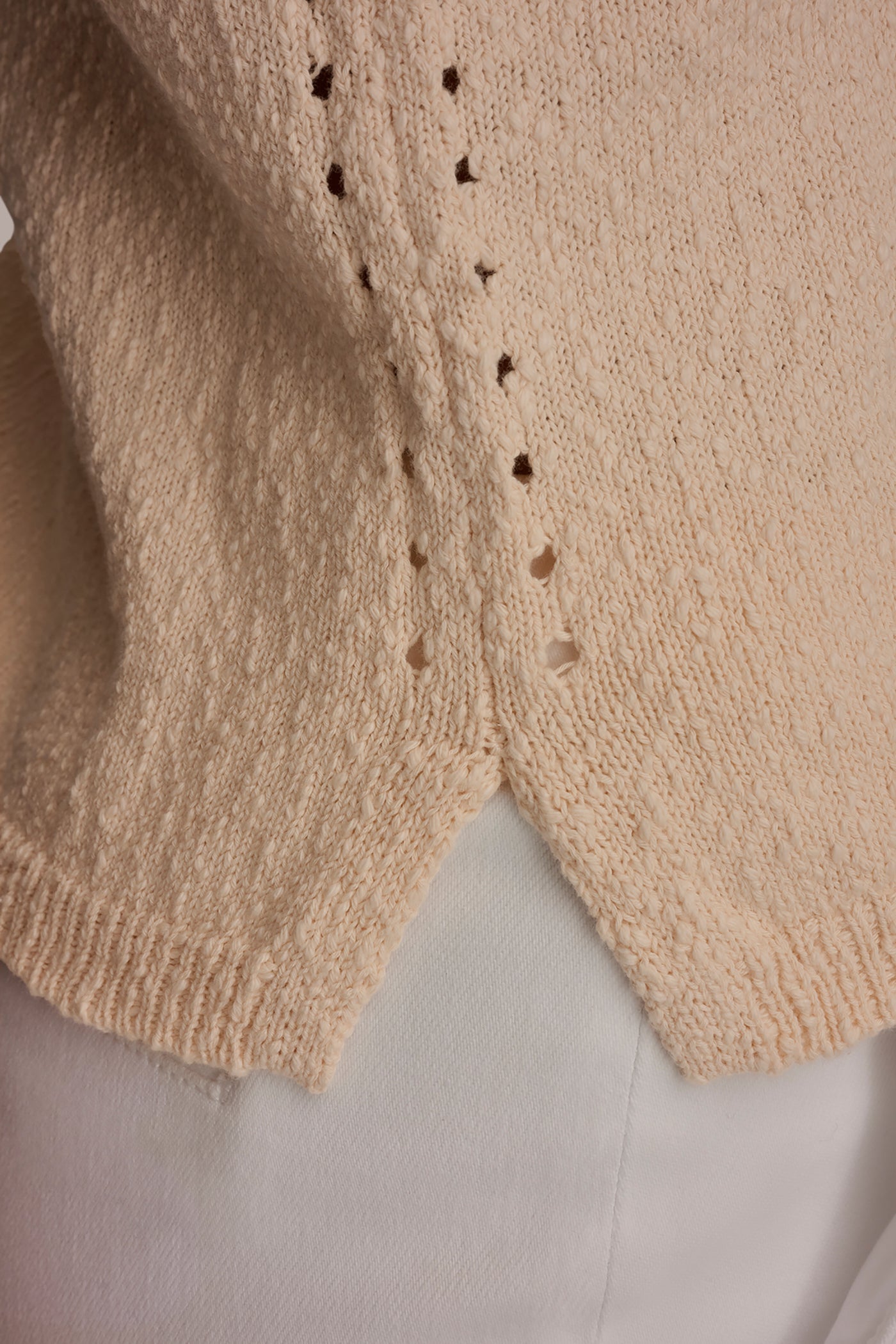 Donna Karan | SLEEVELESS POINTELLE STITCH TANK