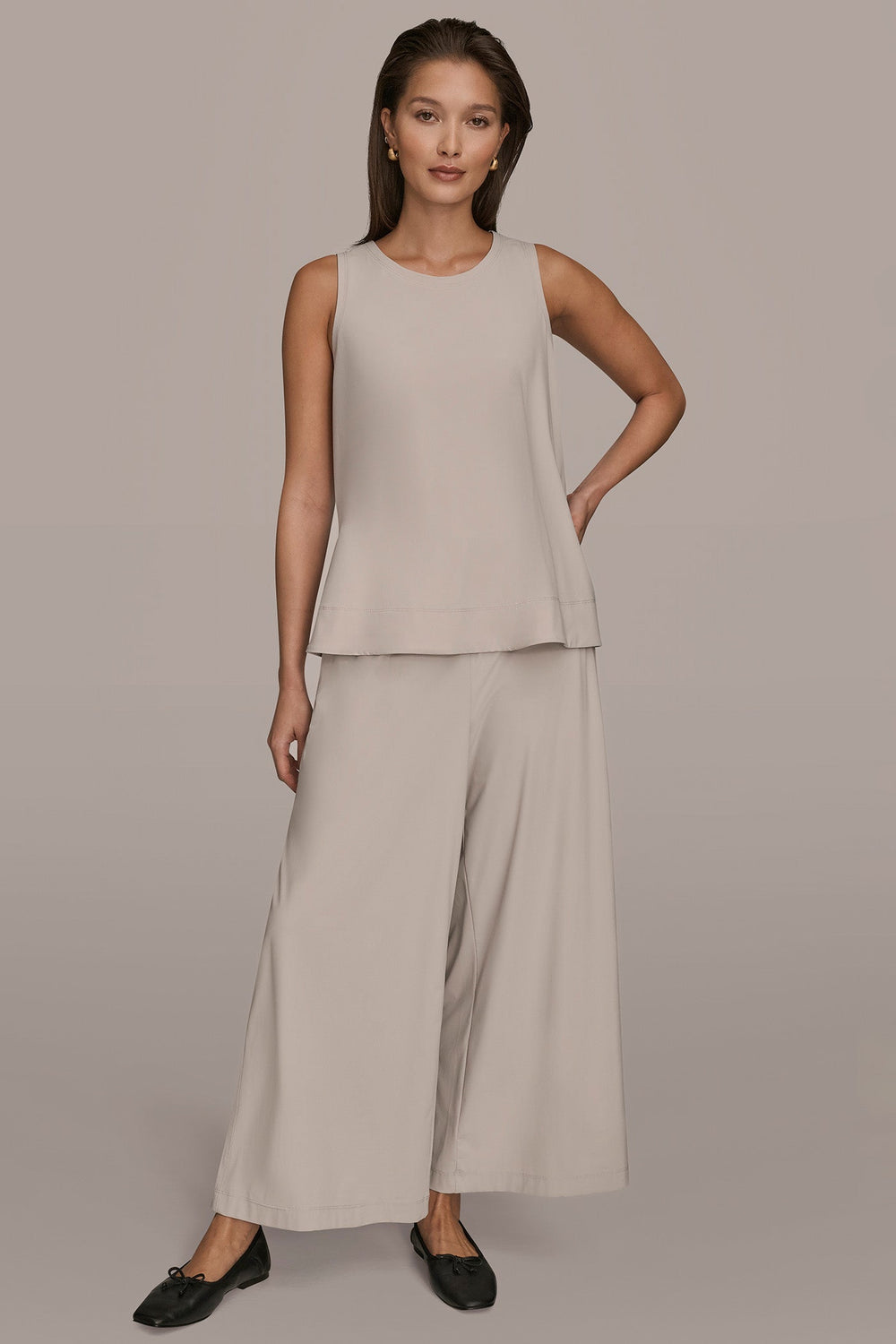 Donna Karan | THE MODERN TRAVEL SLEEVELESS SWING TANK