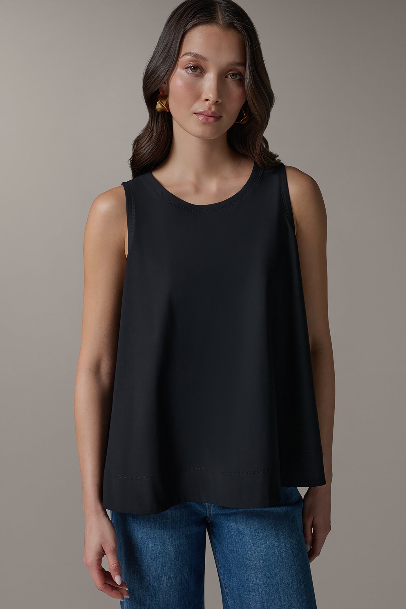 Donna Karan | THE MODERN TRAVEL SLEEVELESS SWING TANK