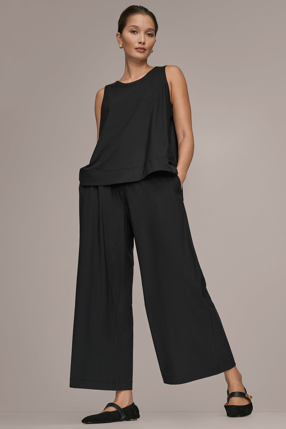 Donna Karan | THE MODERN TRAVEL SLEEVELESS SWING TANK