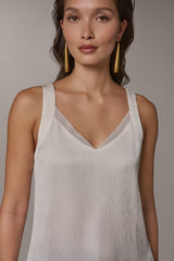 Donna Karan | CHIFFON TRIM SHELL