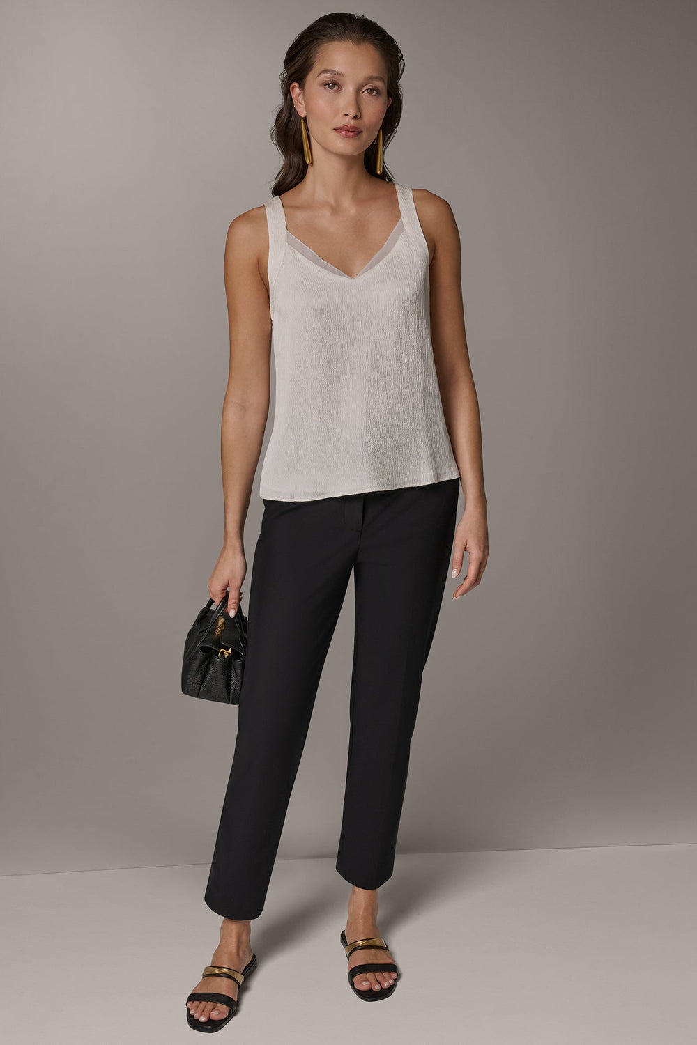Donna Karan | CHIFFON TRIM SHELL