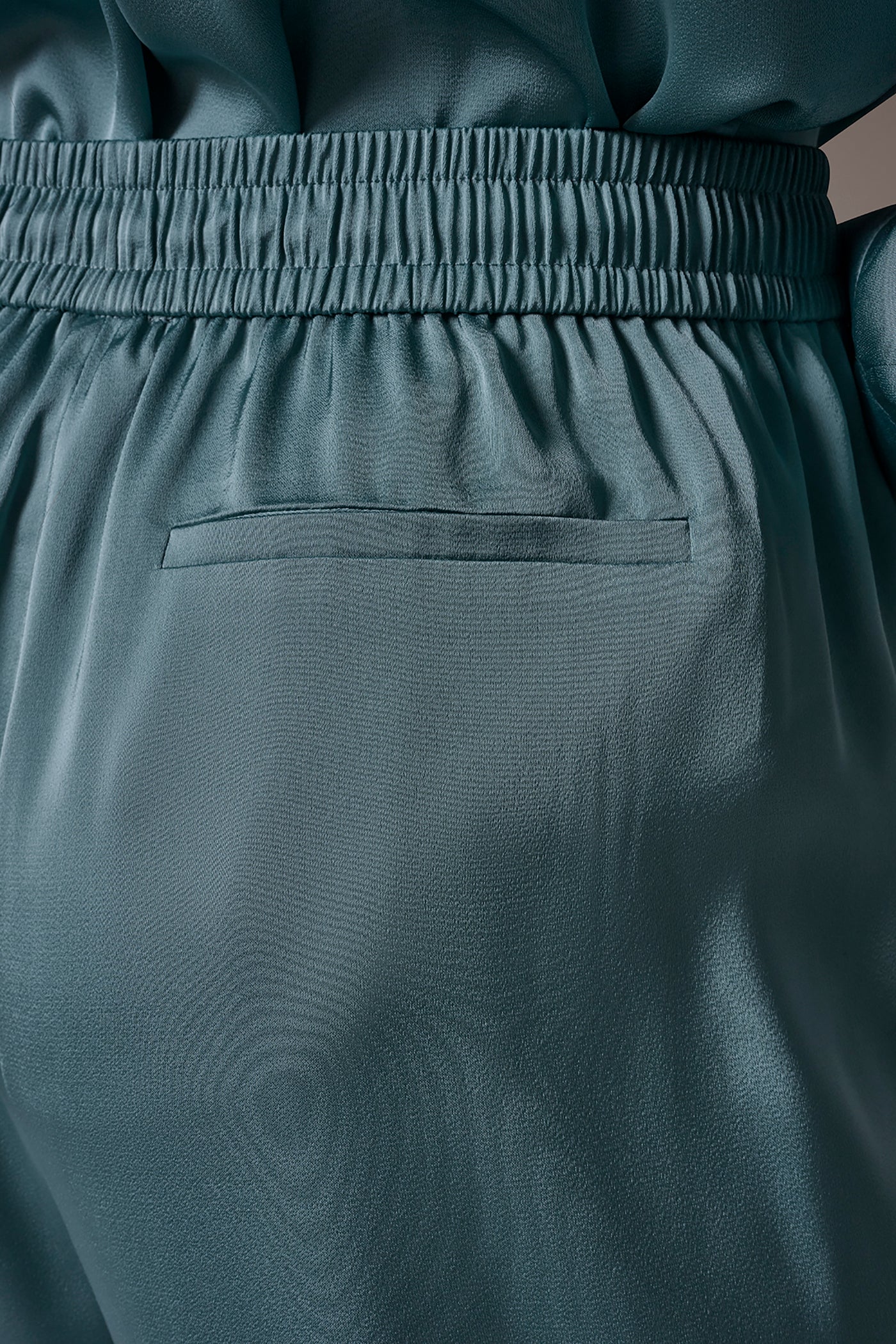 Donna Karan | SATIN HIGH-RISE WIDE-LEG PANT